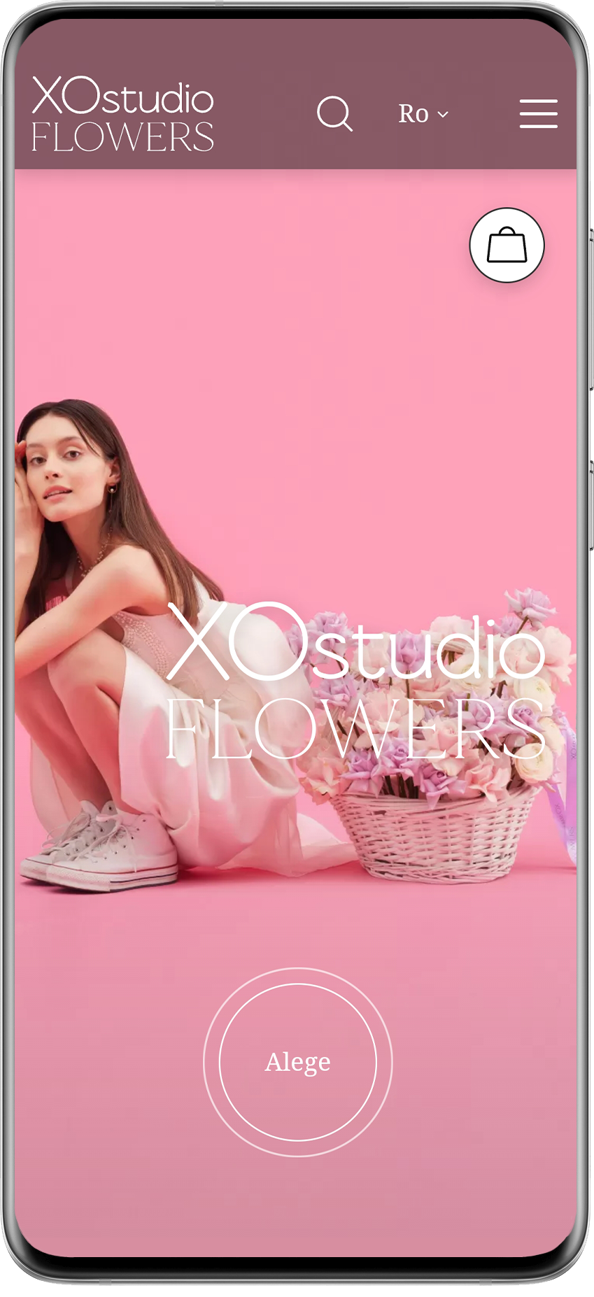 Создание сайта интернет-магазина XOstudio FLOWERS